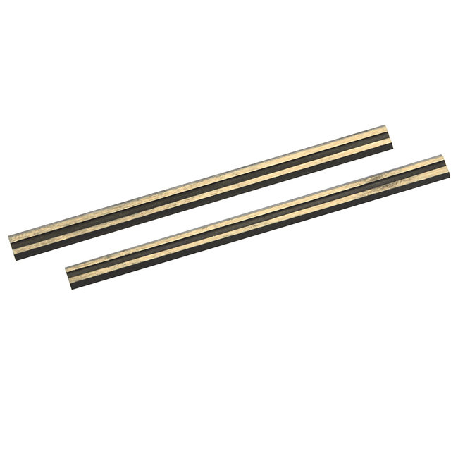 Silverline Schaafmachine bladen - 80 x 5,5 x 1,1 mm - hardmetaal - 2 stuks
