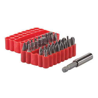 Silverline 33 delige schroevendraaier bit set 25 mm