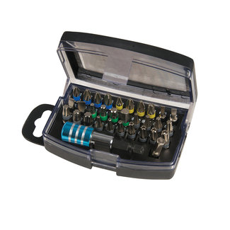 Silverline Kleur gecodeerde inzet bit set - 32 delig