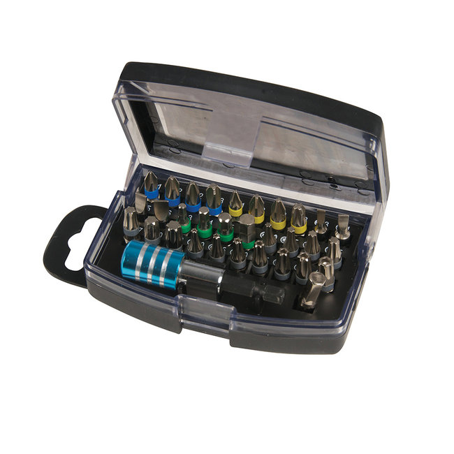 Silverline Kleur gecodeerde inzet bit set - 32 delig