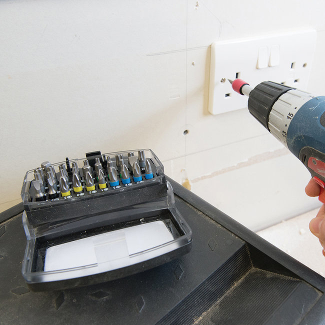 Silverline Kleur gecodeerde inzet bit set - 32 delig