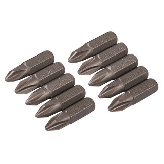 Silverline Schroefbits kruiskop PH2 - 10 stuks