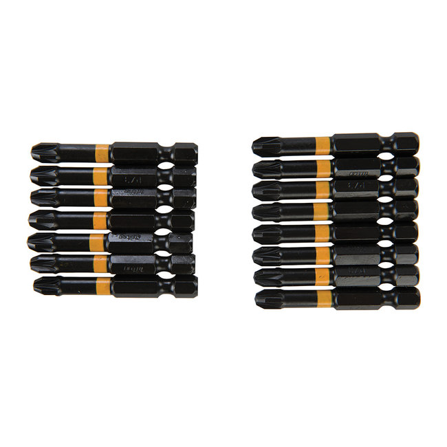 Triton Pozidriv impact schroefbits PZ3 - 50 mm - 15 stuks