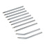 Silverline Soldeerpunten set 15 en 20 Watt - Ø 3,8 mm - 10 delig