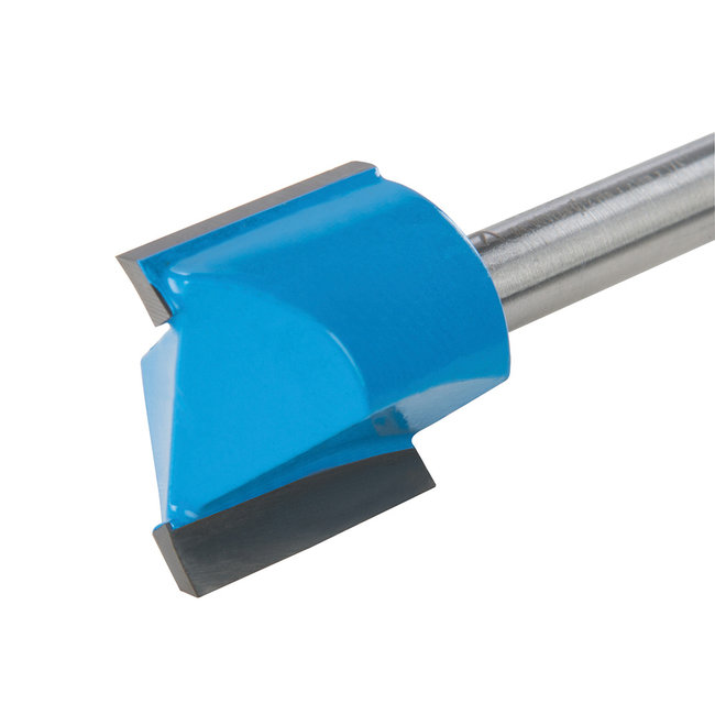 Silverline 1/4 rechte metrische groeffrees 20 x 20 mm