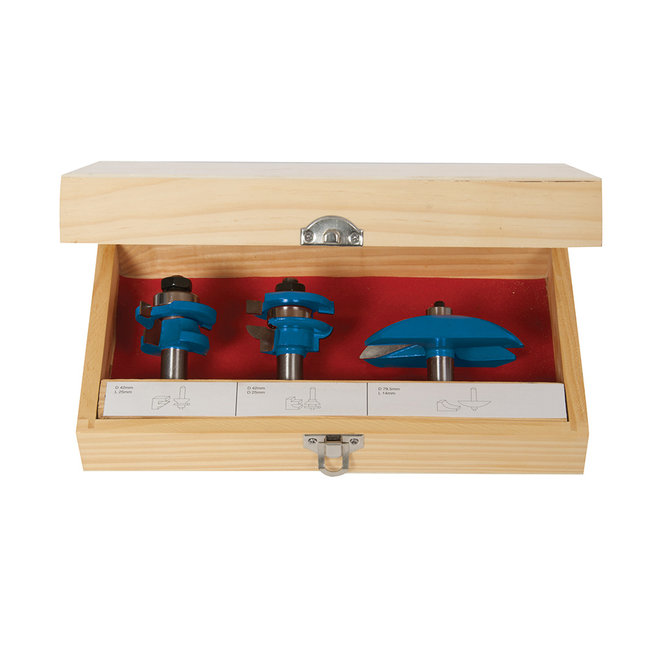 Silverline 3 delige 1/2" TCT paneel frees set