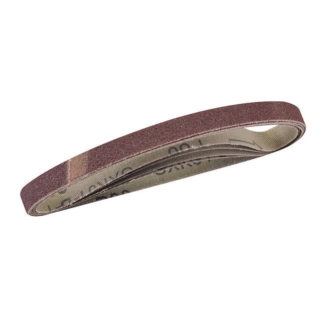Silverline Schuurbanden 10 x 330 mm, 5 pak 80 korrelmaat