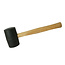 Silverline Zwarte rubberen hamer - 907 gram kop