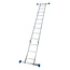 Silverline Multifunctionele ladder met platform 3,6 m (12 sporten)