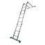 Silverline Multifunctionele ladder met platform 3,6 m (12 sporten)