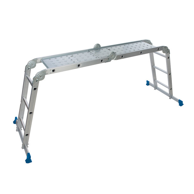 Silverline Multifunctionele ladder met platform - 3,6 meter