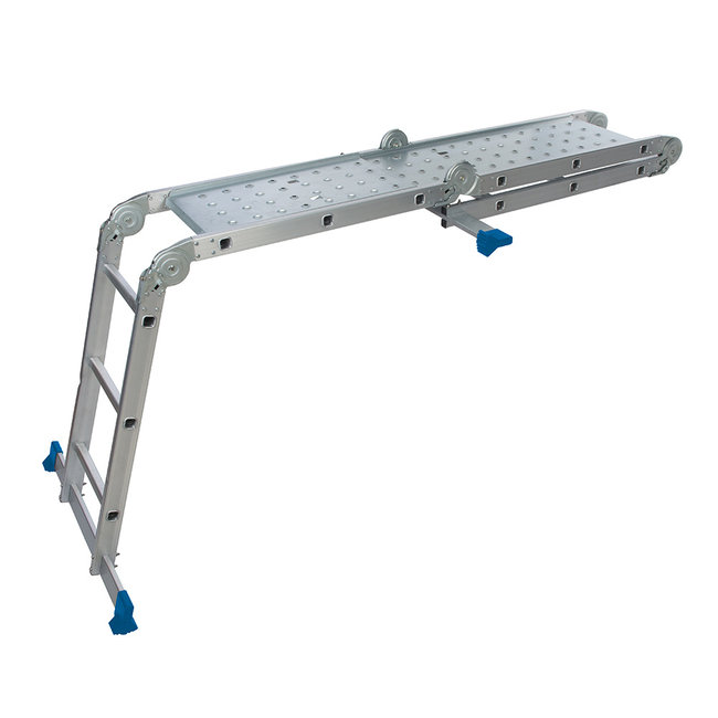 Silverline Multifunctionele ladder met platform - 3,6 meter