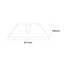 Silverline Snijmesjes met middengat - 0,6 mm - 10 stuks - opberghuls