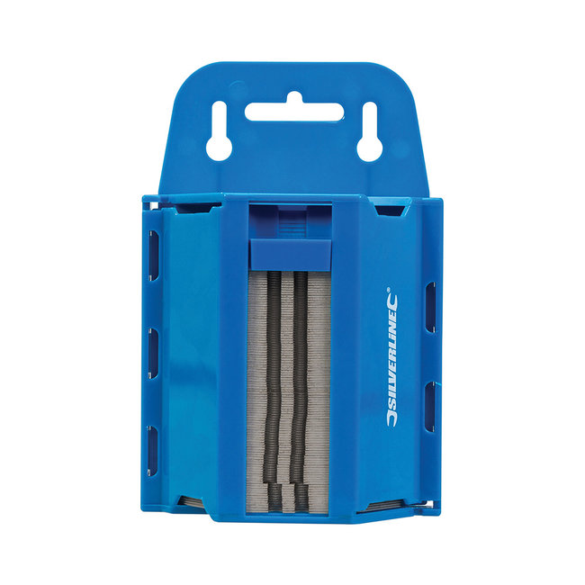 Silverline Reservemesjes - 0,6 mm - 100 stuks - opberghuls