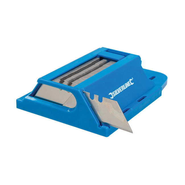 Silverline Reservemesjes - 0,6 mm - 100 stuks - opberghuls