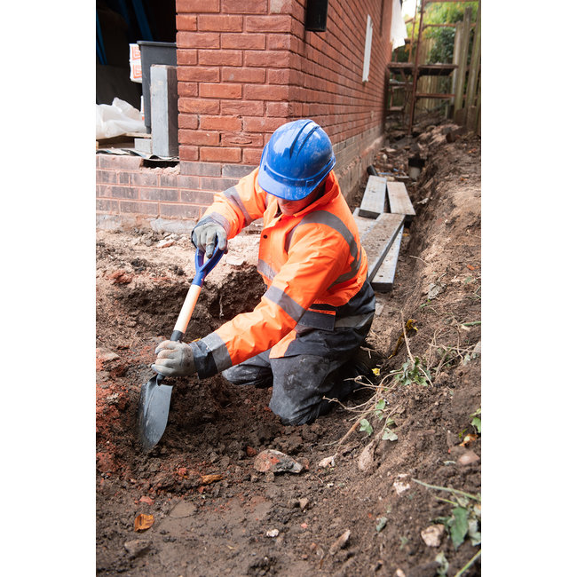 Silverline Mini spade 70 cm - ronde kop - houten schacht