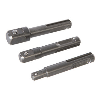 Silverline SDS-Plus dopaandrijf set - 1/4", 3/8" en 1/2" - 3 delig