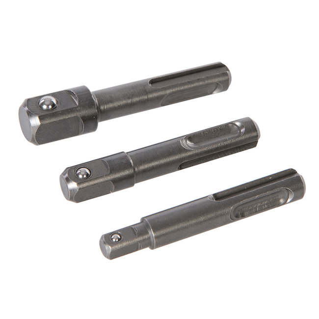 Silverline SDS-Plus dopaandrijf set - 1/4", 3/8" en 1/2" - 3 delig