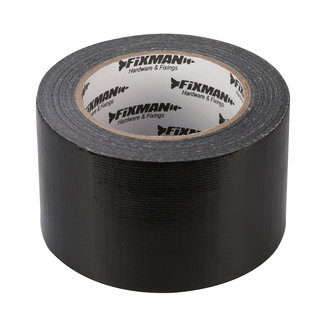 Fixman Heavy-Duty' tape 72 mm x 50 m, zwart