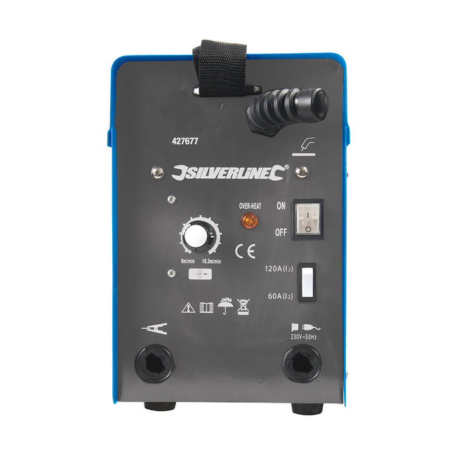 Silverline 120 A gaslose MIG lasmachine 60 - 120 A