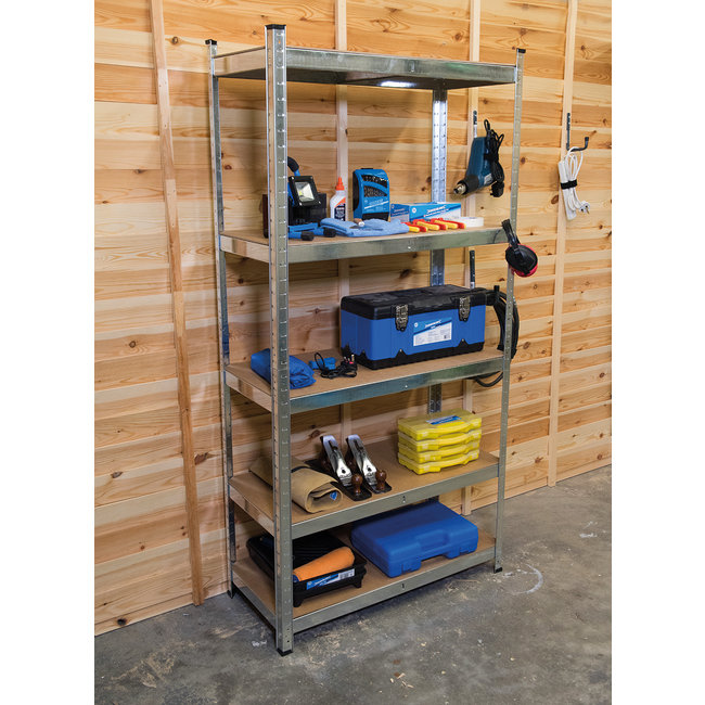 Silverline Boutloos vrijstaand rek 5 niveaus