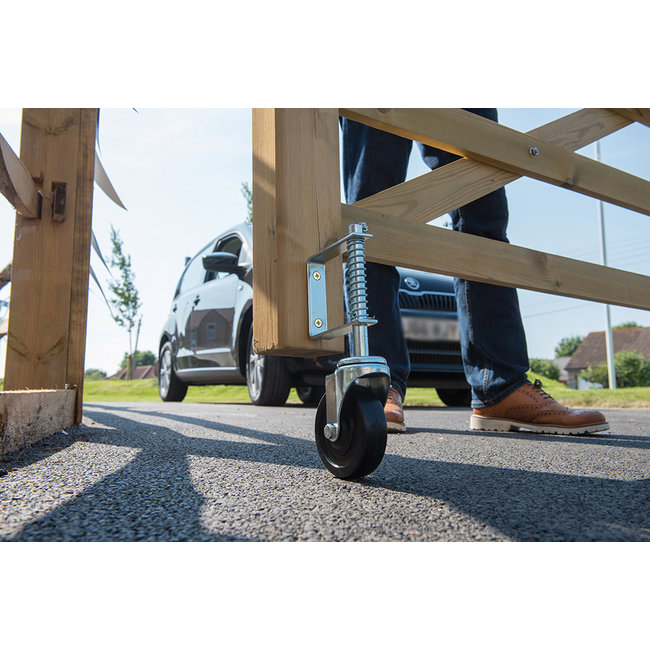Fixman Hek zwenkwiel onder veerdruk 100 mm, 57 kg