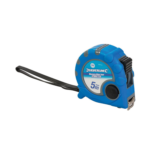 Silverline Measure Mate' rolmaat 5 m x 19 mm