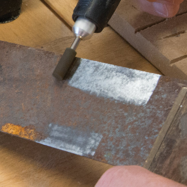 Silverline 6 delige rubberen polijstkoppen set 6 mm dia.