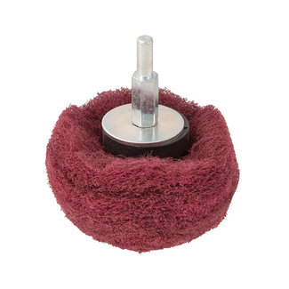 Silverline Koepelvormige schuurmop 75 mm, 240 korrelgrofte Silverline Koepelvormige schuurmop 75 mm, 240 korrelgrofte