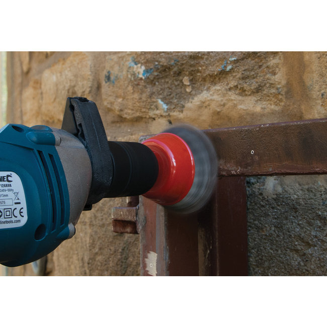 Silverline Stalen komborstel met getordeerd draad 75 mm