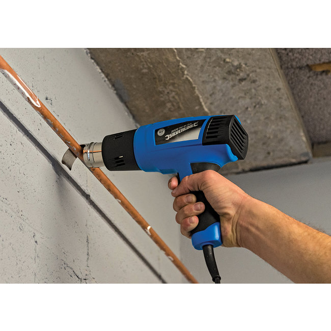 Silverline Doe-het-zelf heteluchtpistool, 2000 Watt 550 ºC