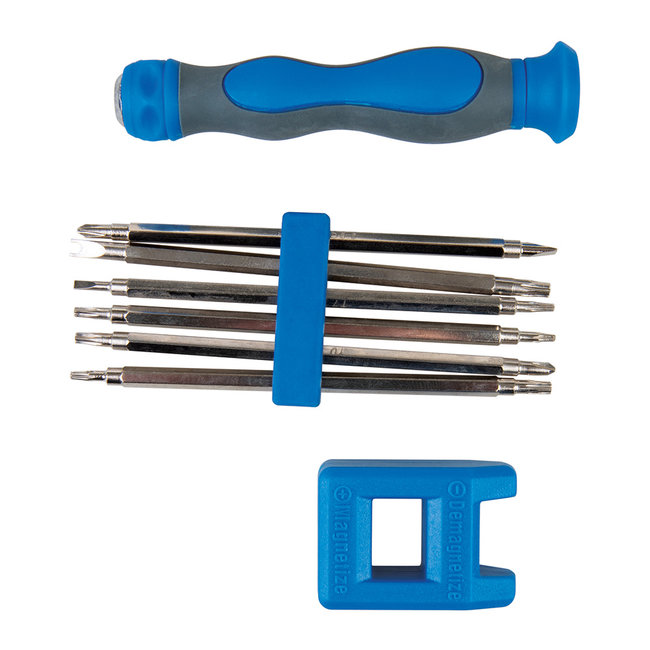 Silverline Verwisselbare precisie schroevendraaier bladen, 8 delig