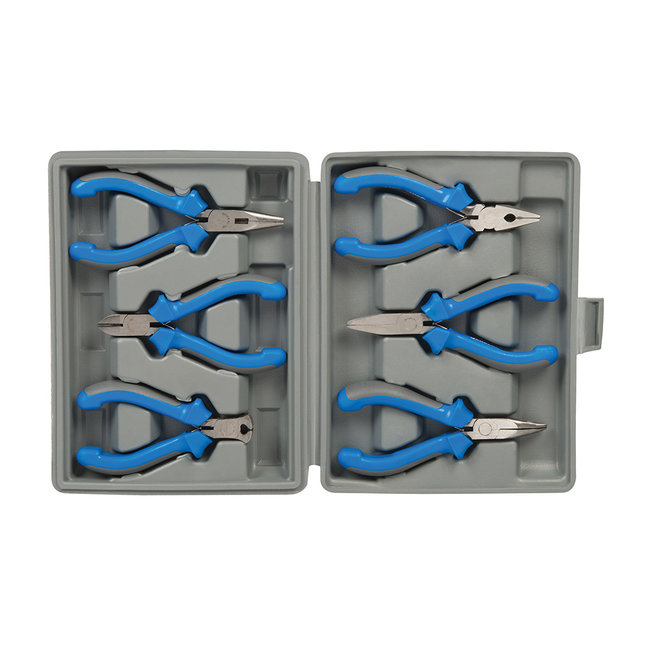 Silverline 6 delige mini tangen set