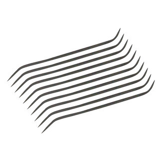 Silverline Sleutelvijlen set - Dubbelzijdig - 10 delig