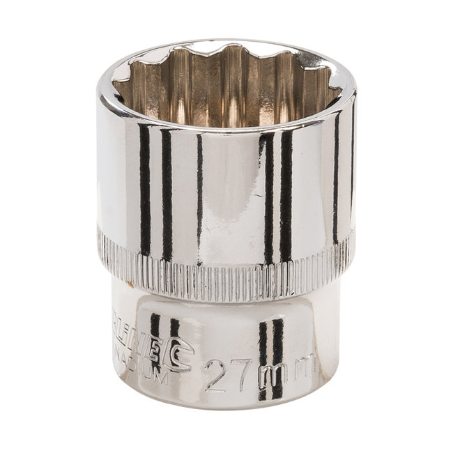 Silverline Metrische zeskantdop - 1/2" - 27 mm