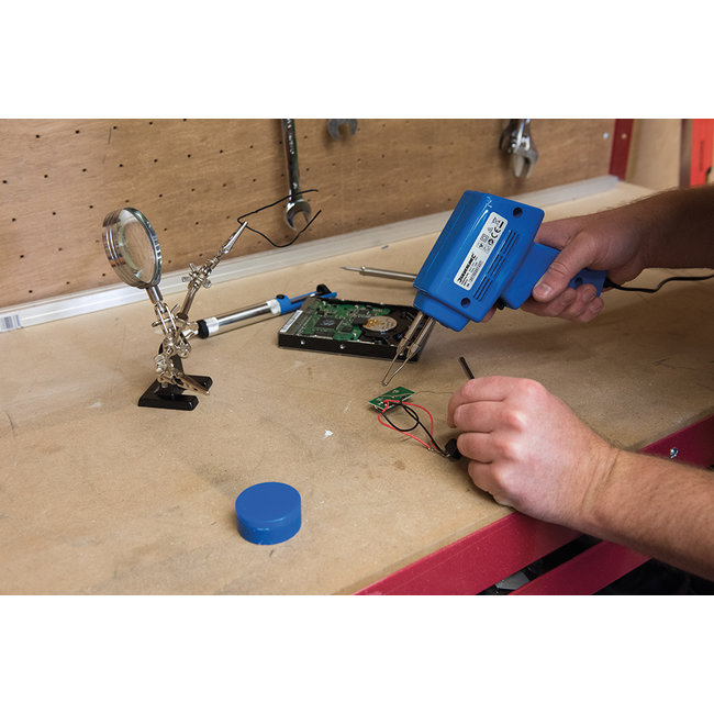 Silverline 9 delige elektrische soldeer set 100 W / 30 W