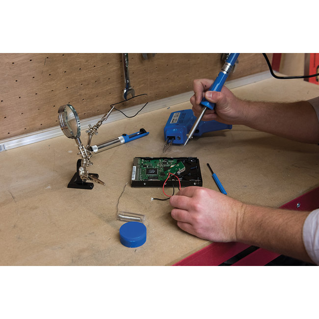 Silverline 9 delige elektrische soldeer set 100 W / 30 W