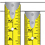 Silverline Zelf vergrendelende rolmaat 3 m x 16 mm