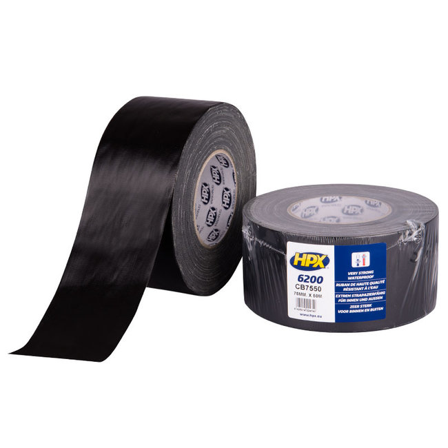 HPX Pantsertape 6200 REPAIR TAPE - zwart