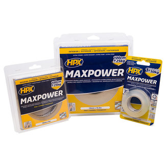 HPX Max Power Transparent bevestigingstape