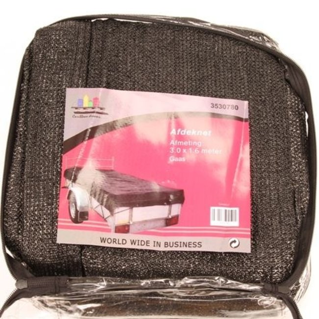 Aanhanger afdeknet 3 x 1.6 meter gaas