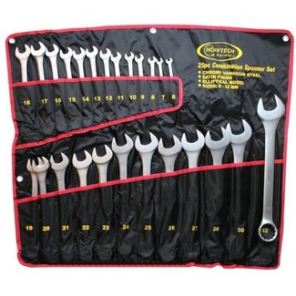 Hofftech Ring-Steeksleutelset CV/SF 25-delig – 6 t/m 32 mm