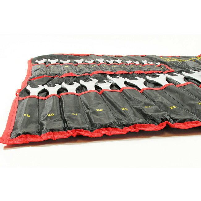 Hofftech Ring-Steeksleutelset CV/SF 25-delig – 6 t/m 32 mm