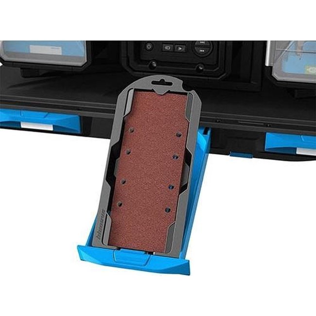 Blucave vlakschuurmachine set 12-delig