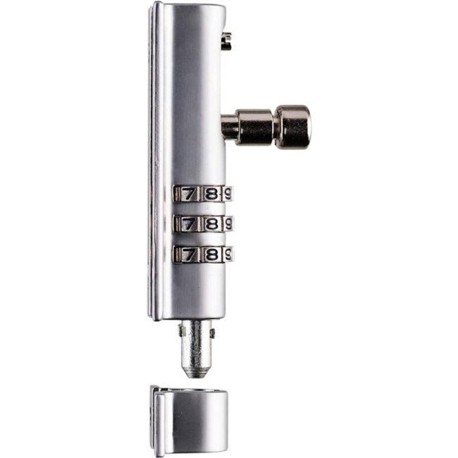 Squire Schuifslot met 3-cijferige code, chrome