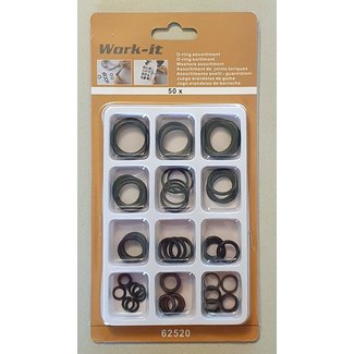 Work-it O-ring assortiment 50 delig