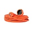 Topgear Verlengsnoer / Tuinsnoer – 20 Meter – 2 x 1,0 mm² – Oranje – Inclusief Opbergtas