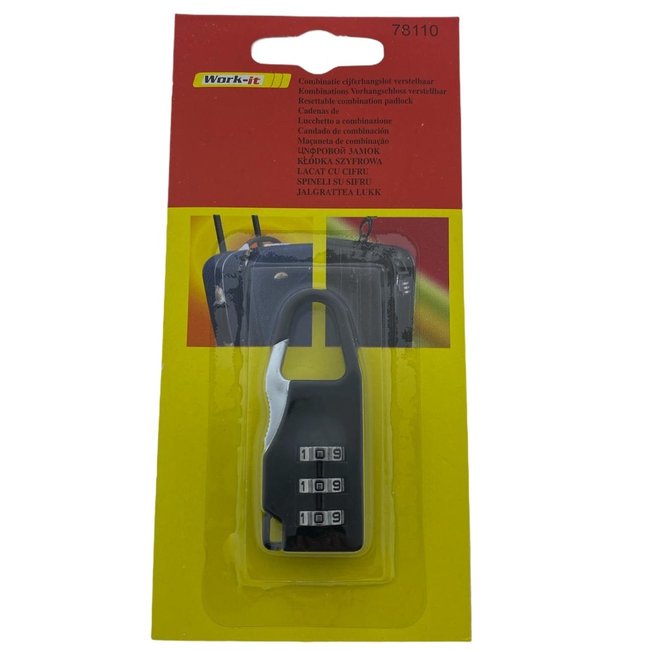 Work-it Cijferhangslot 20 mm