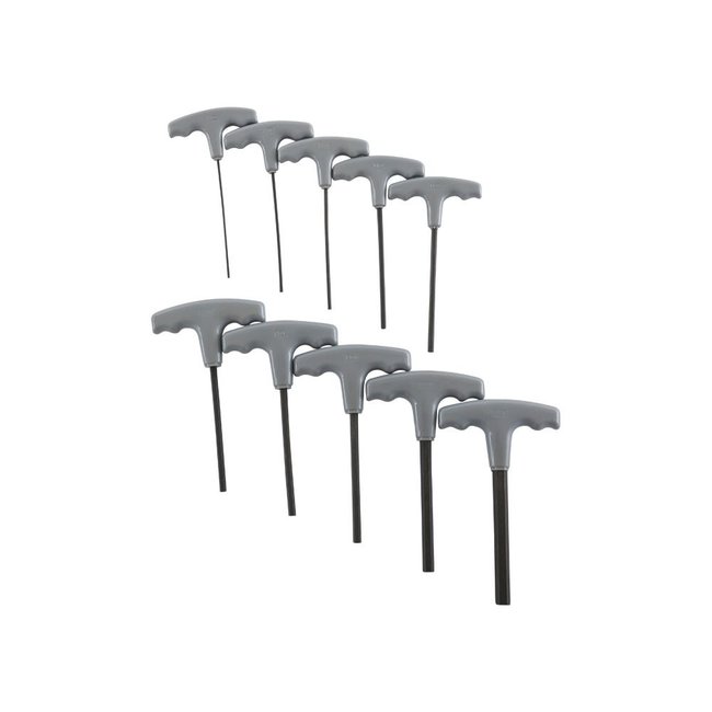 T-handvat inbussleutel Set (10 Delig 2-10 mm)