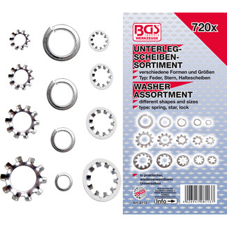 BGS technic Assortiment vulringen 720 delig